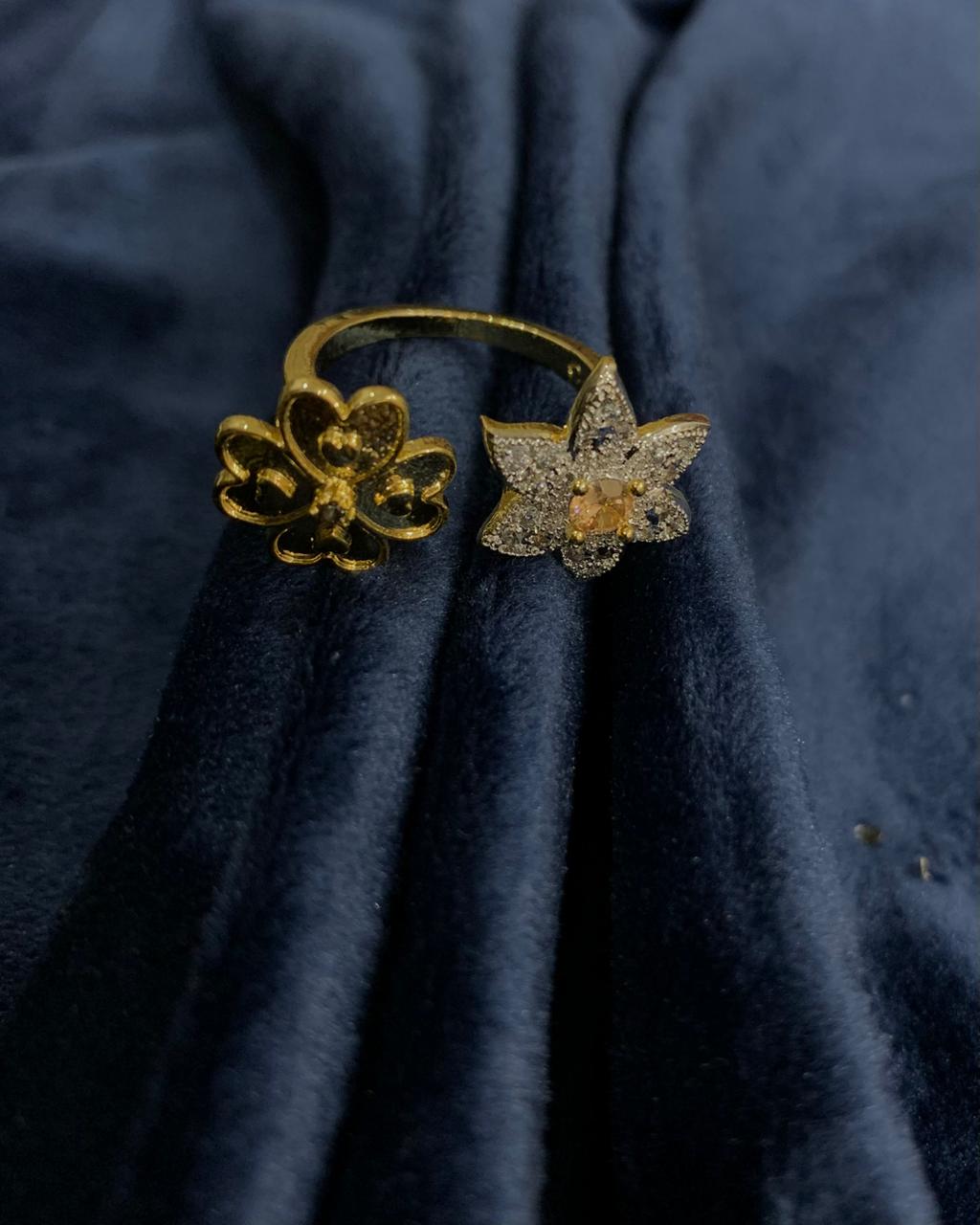 Beautiful  Gold AD Ring