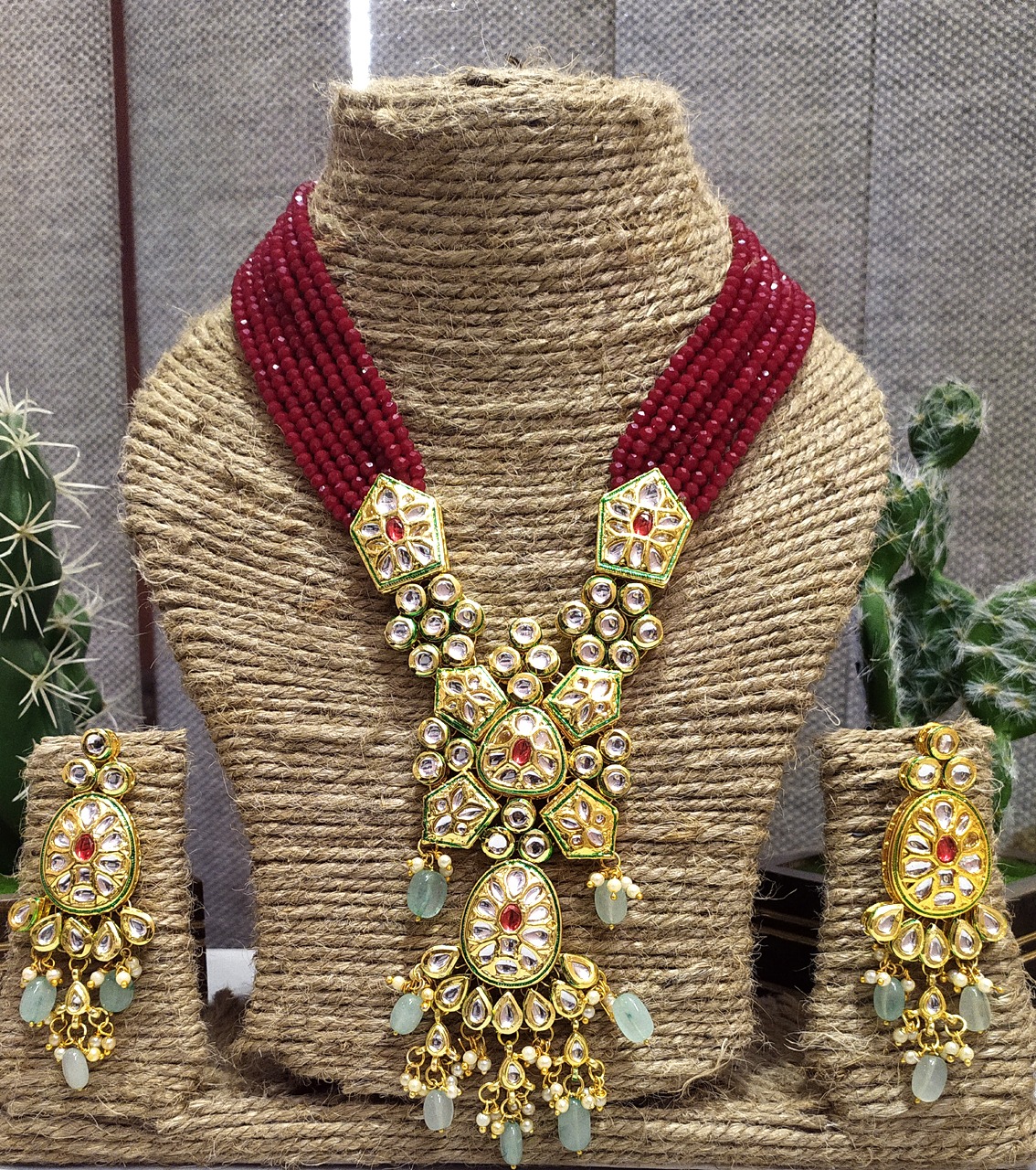 Beautiful heavy Kundan set