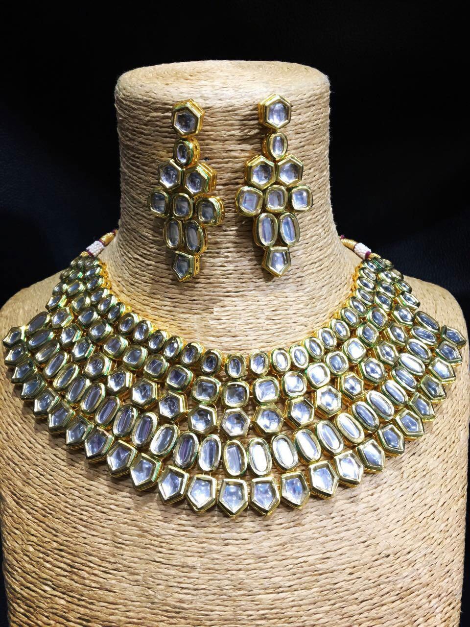 Kundan choker set in Heavy design
