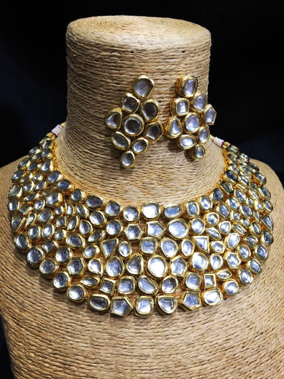 Semi bridel Kundan set