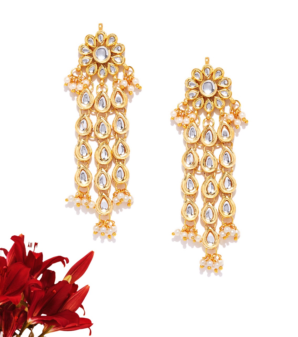 Party wear Kundan earring 02