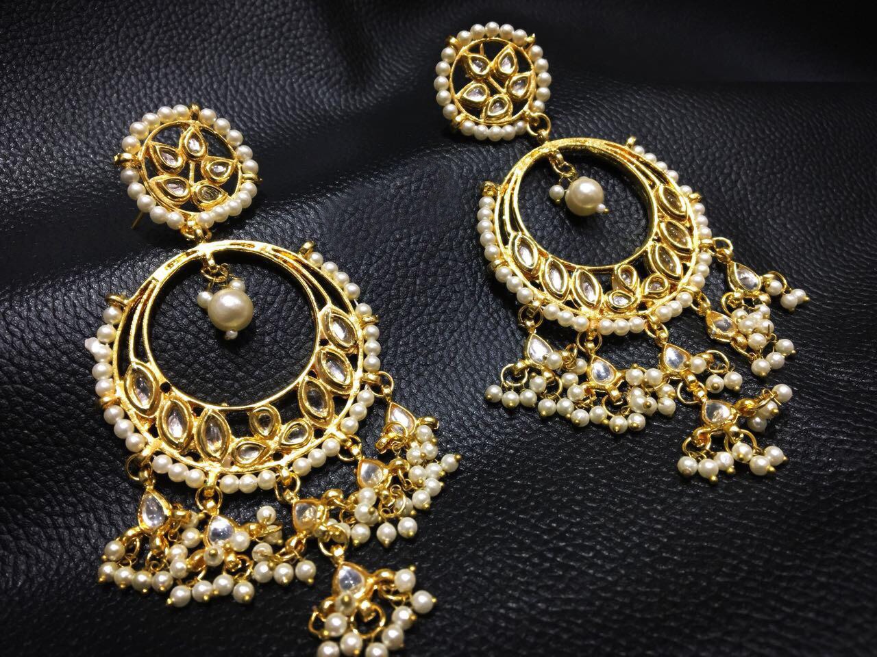 Party wear kundan earring 01